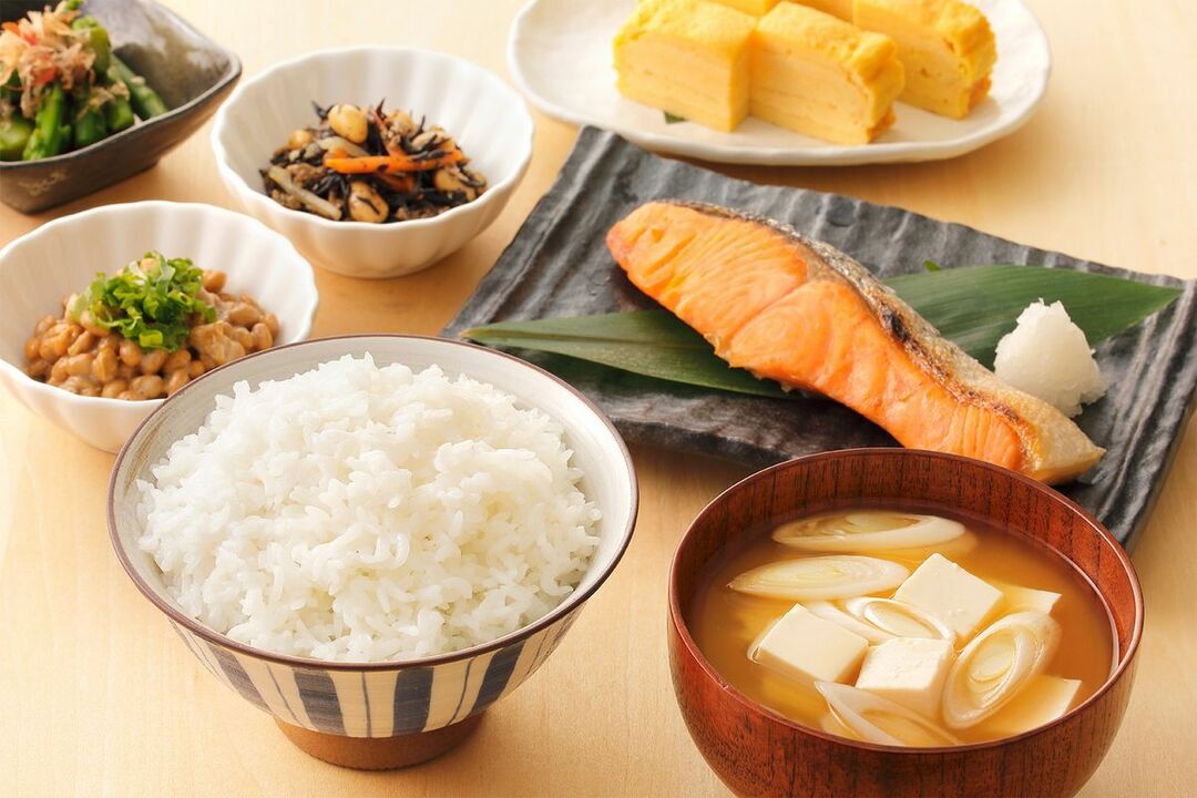 जापानी आहार खाद्य पदार्थ